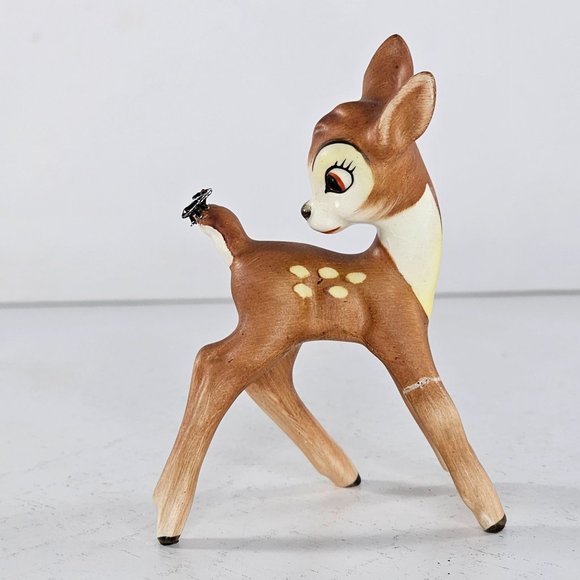 Vintage Goebel Disney Bambi Figurine Bug On Tail *Repaired* - Picture 2 of 7